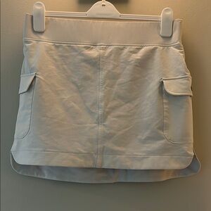 Kyodan White Skirt with Elastic Waist